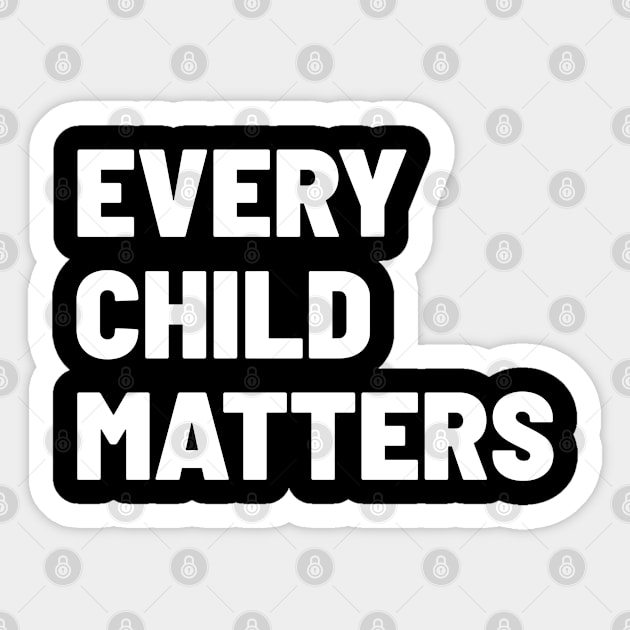 Every Child Matters Sticker by erythroxian-merch